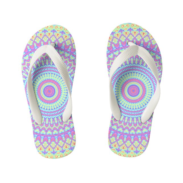 Love Is Love Pride Kid's Flip Flops (Footbed)