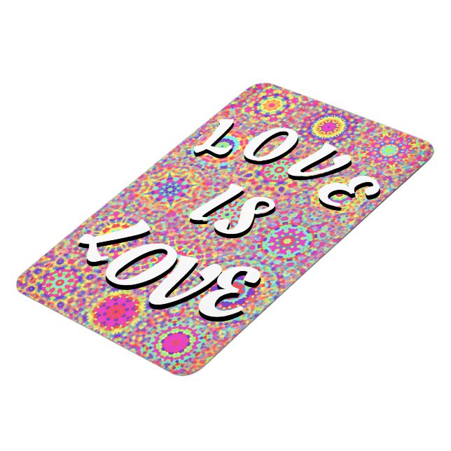 Love Is Love Pride   Magnet (Left Side)