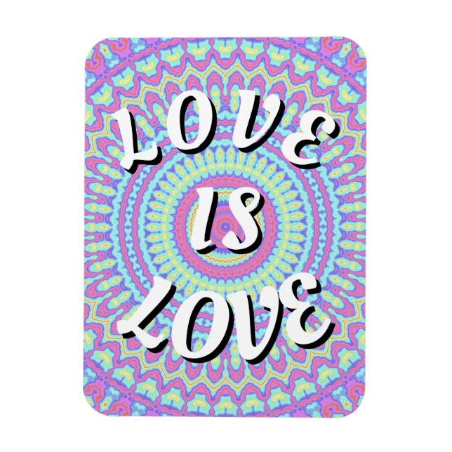 Love Is Love Pride   Magnet (Vertical)