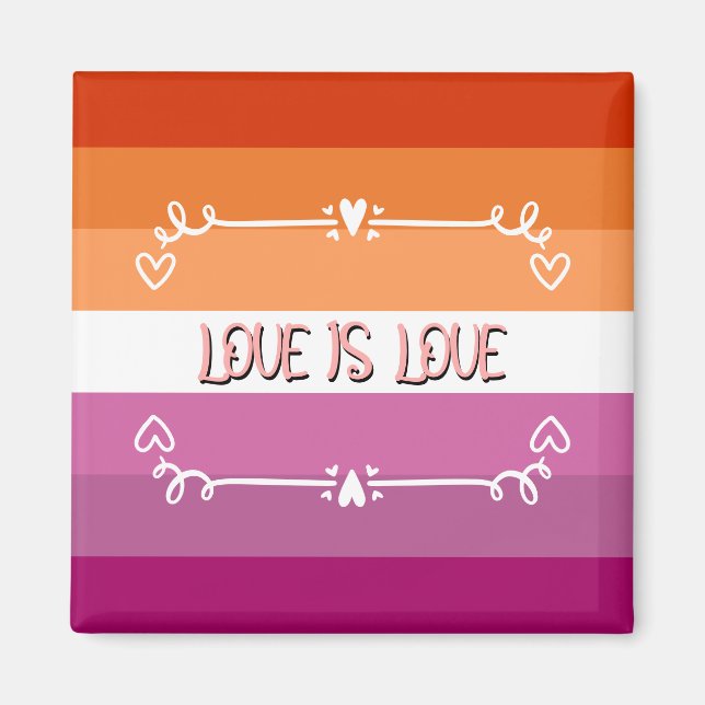 Love is Love Pride Month Magnet (Front)