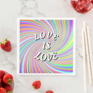 Love Is Love Pride  Napkin