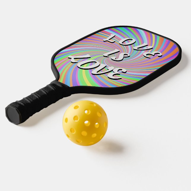 Love Is Love Pride Pickleball Paddle (Laydown 2)