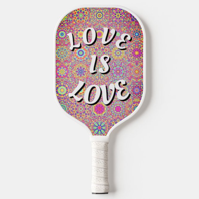 Love Is Love Pride Pickleball Paddle (Front)
