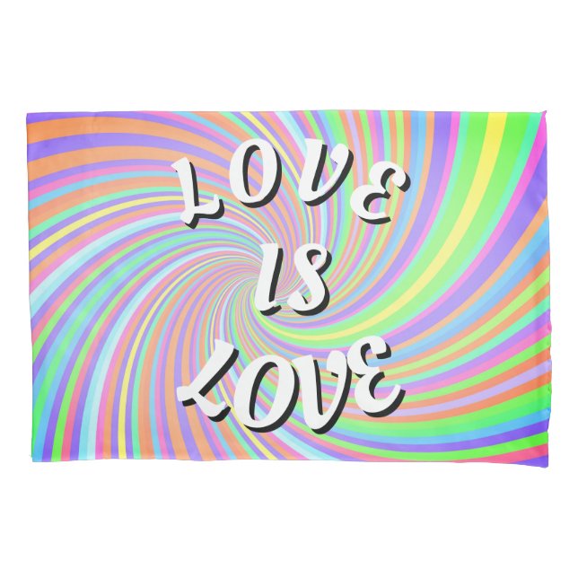 Love Is Love Pride Pillowcase (Front)