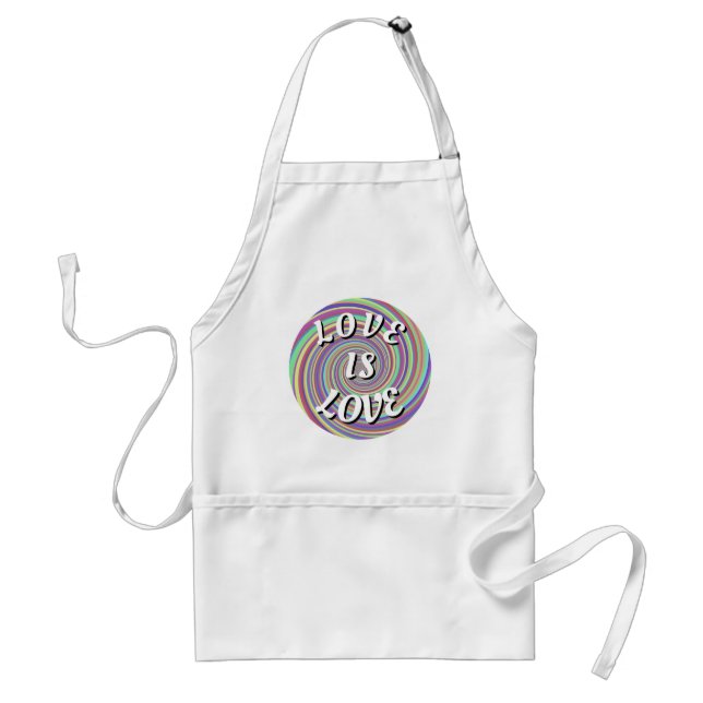 Love Is Love Pride   Standard Apron (Front)