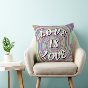 Love Is Love Pride Throw Pillow