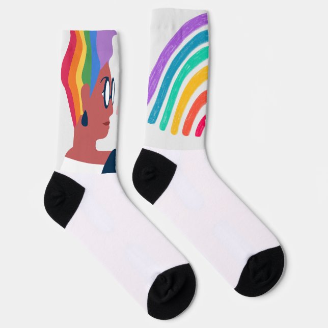 Love is Love Pride Valentine's Day Socks (Right)