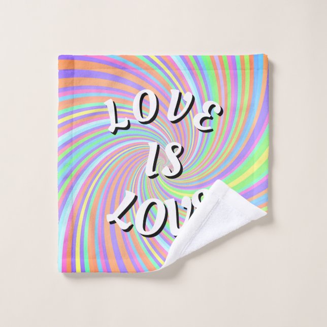 Love Is Love Pride Wash Cloth (Wash Cloth)