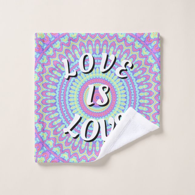 Love Is Love Pride Wash Cloth (Wash Cloth)