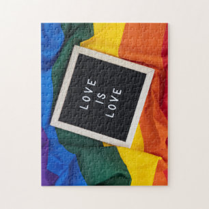 Love Is Love Quotes LGBT Complex Jigsaw Puzzles