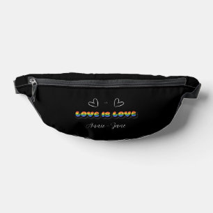 Love is Love Rainbow LGBTQ Fanny Pack