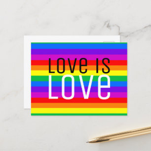 Love is Love, Rainbow Postcard