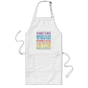 Love is Love Rainbow Pride Long Apron
