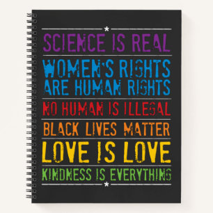 Love is Love Rainbow Pride Notebook