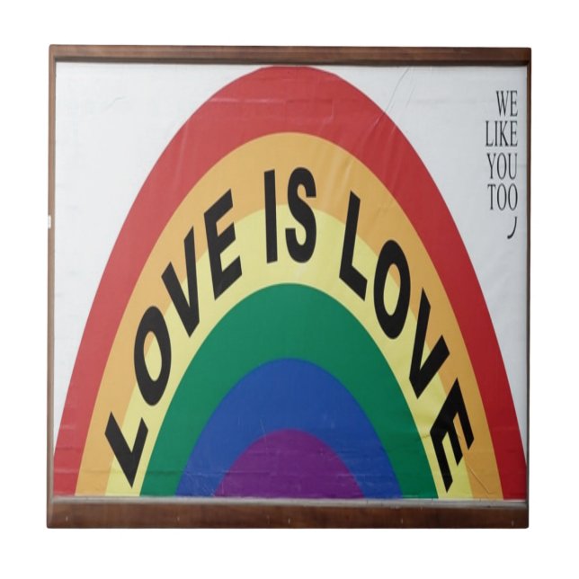 Love is Love Rainbow Tile (Front)
