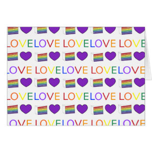 Love is Love Rainbow Wedding Heart Cake Gay Pride