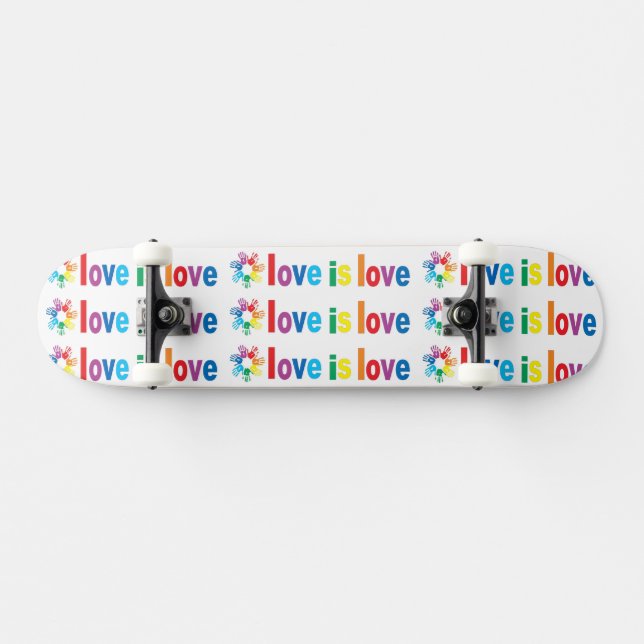 Love Is Love  Skateboard (Horz)
