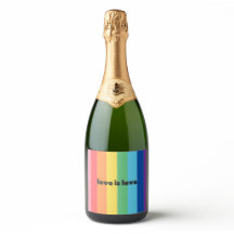 Love Is Love - Sparkling Wine Label