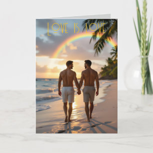 Love is love thank you card