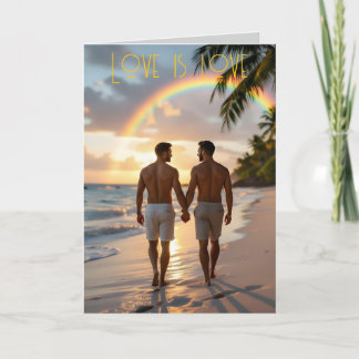 Love is love thank you card