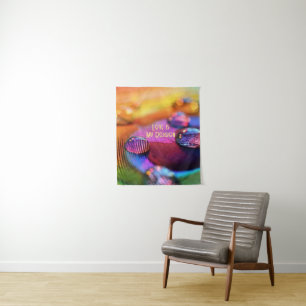 LOVE IS MY RELIGION WALLART Tapestry (50" x 60")