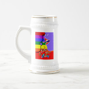 Love Is Never Wrong pride Beer Stein