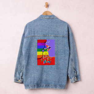 Love Is Never Wrong pride Denim Jacket