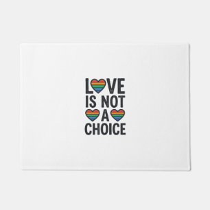 Love Is Not a Choice Rainbow Pride Vintage Shirt D Doormat