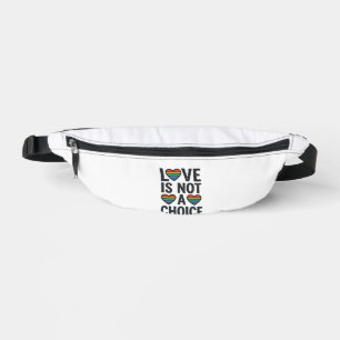 Love Is Not a Choice Rainbow Pride Vintage Shirt D Fanny Pack