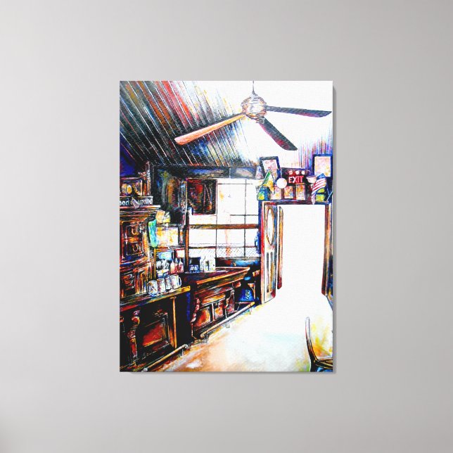 Love is Not a Wall, It's a Bridge Canvas Print (Front)