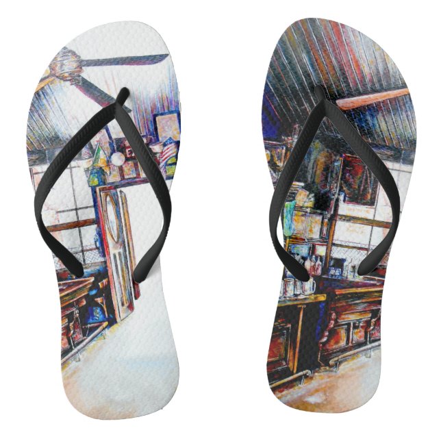 Love is Not a Wall, It's a Bridge Flip Flops (Footbed)