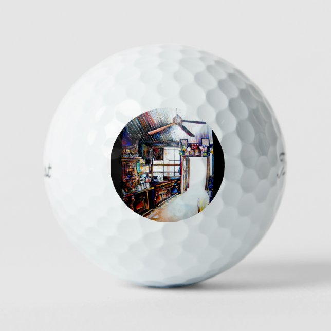 Love is Not a Wall, It's a Bridge Golf Balls (Front)