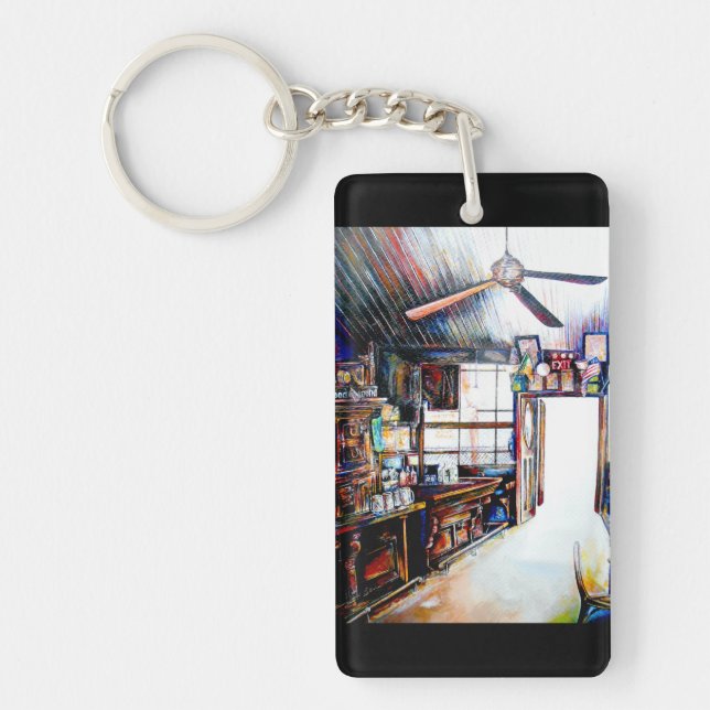 Love is Not a Wall, It's a Bridge Keychain (Front)