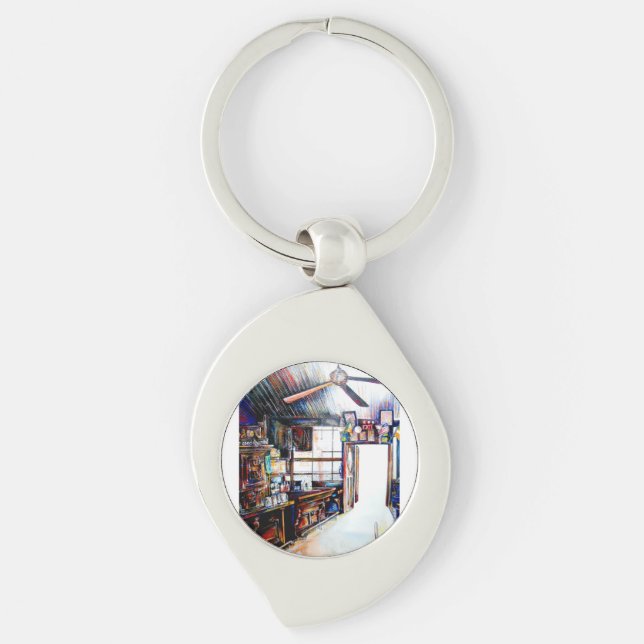 Love is Not a Wall, It's a Bridge Keychain (Front)