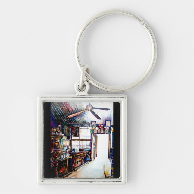 Love is Not a Wall, It's a Bridge Keychain (Front)