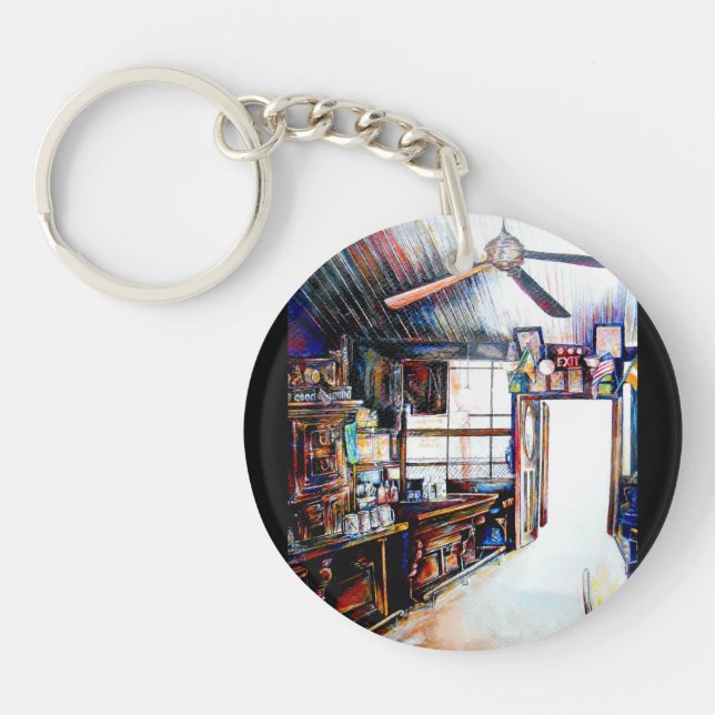 Love is Not a Wall, It's a Bridge Keychain (Front)