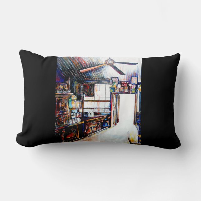 Love is Not a Wall, It's a Bridge Lumbar Pillow (Front)
