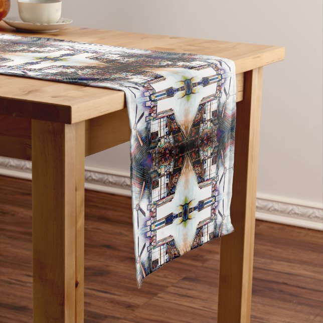 Love is Not a Wall, It's a Bridge Medium Table Runner (In Situ)