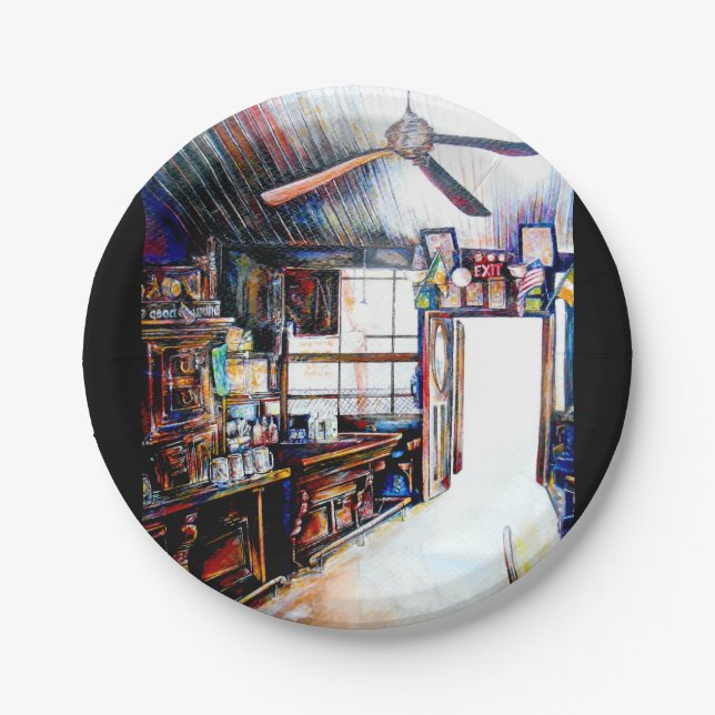 Love is Not a Wall, It's a Bridge Paper Plate (Front)