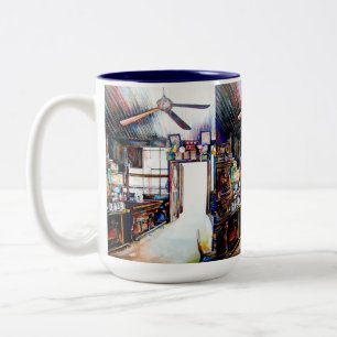 Love is Not a Wall, It's a Bridge Two-Tone Coffee Mug