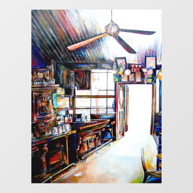 Love is Not a Wall, It's a Bridge Window Cling (Sheet)