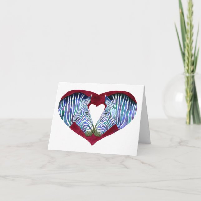 "Love is Not Black & White"  Note Card (Front)