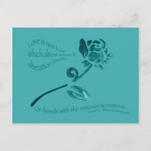 Love is Not Love... Postcard