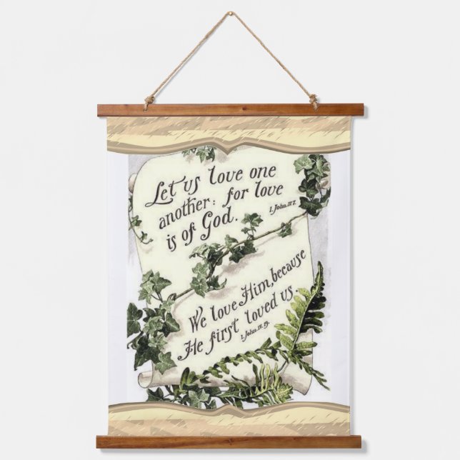 Love Is Of God Hanging Tapestry (Front)