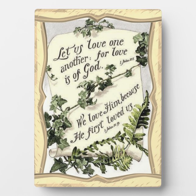 Love Is Of God Plaque (Front)