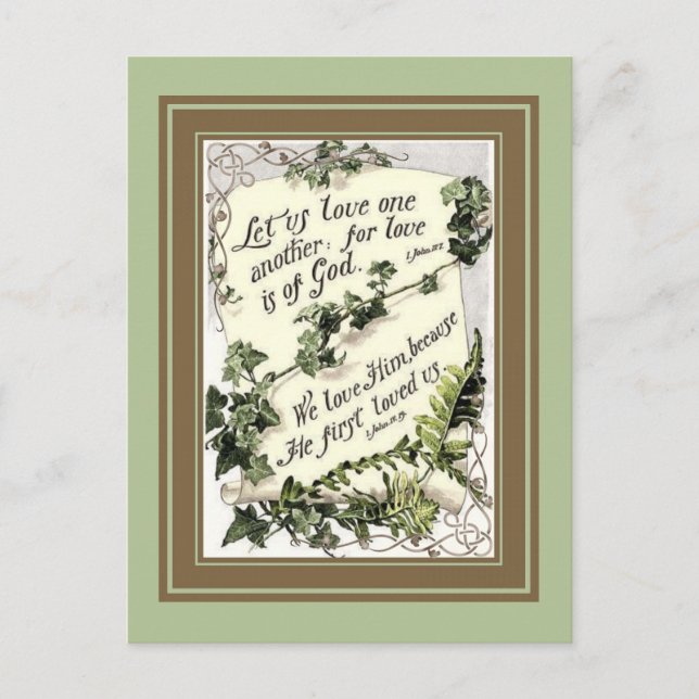 Love Is Of God Postcard (Front)