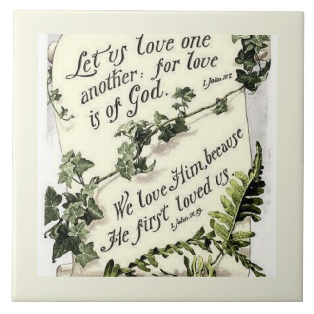Love Is Of God Tile (Front)