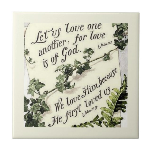 Love Is Of God Tile (Front)
