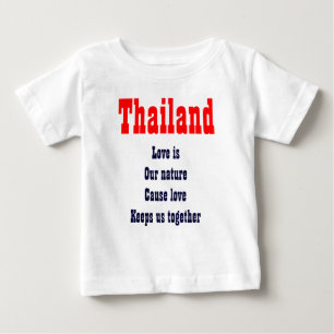 love is our nature Thailand  t-shirts