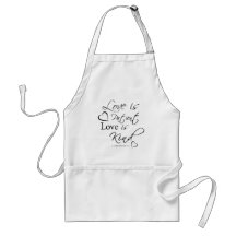 Love is Patient, Love is Kind Apron